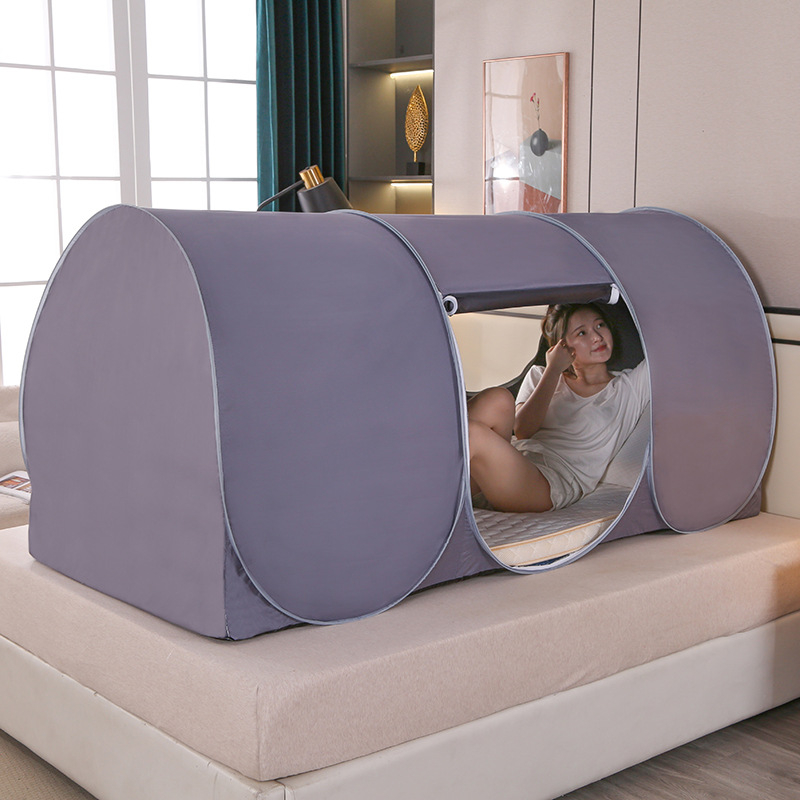 Мрежа против комари с три врати, полиестер, фибростъклена тръба, без монтаж, универсално приложение