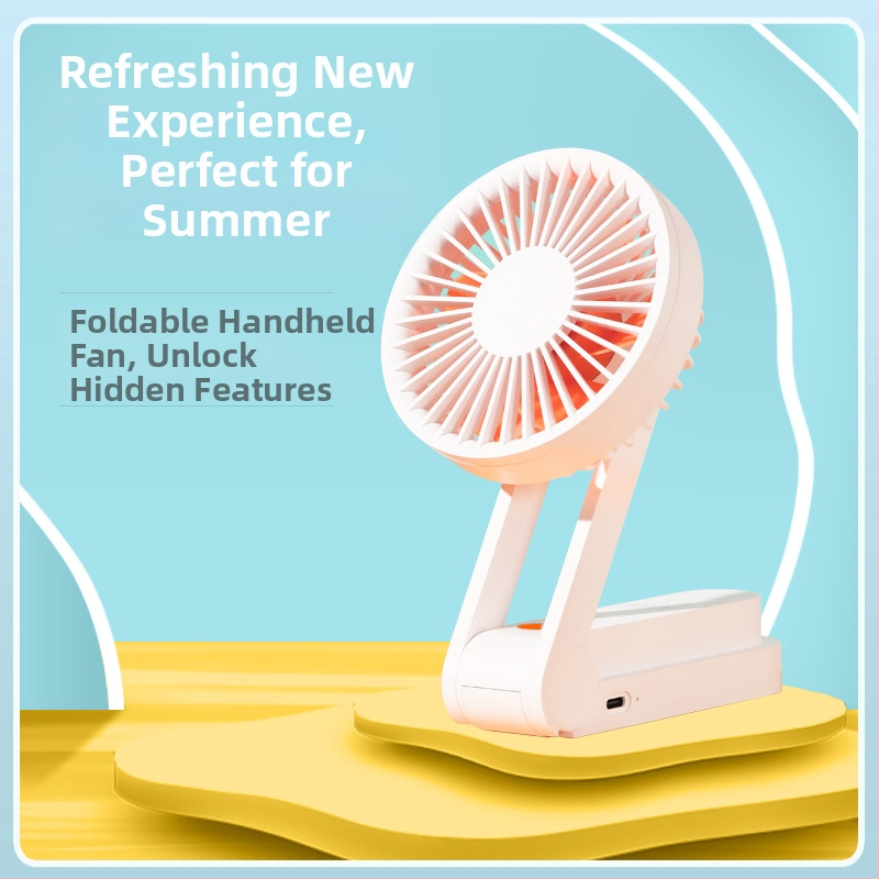 Επιτραπέζιος ανεμιστήρας με κίνηση κεφαλής, φόρτιση USB, ενσωματωμένη μπαταρία 4000-6000 mAh, 4 ταχύτητες, κινητήρας brushless, ήσυχη λειτουργία κάτω από 36 dB