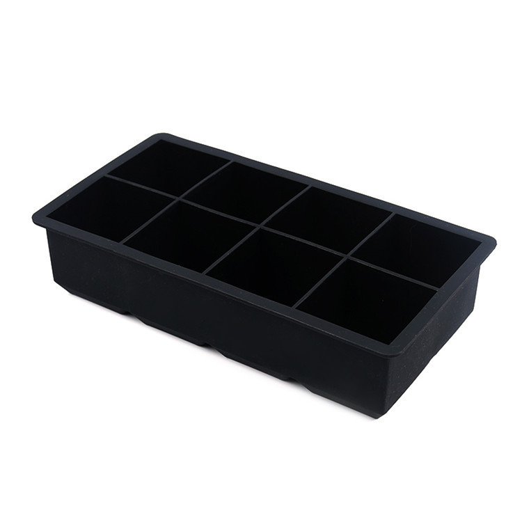 Silicone ledų formų rinkinys, 6 vnt., apvalios formos su 4 skylėmis, talpa 200 ml, greitas užšaldymas, lengvas išėmimas