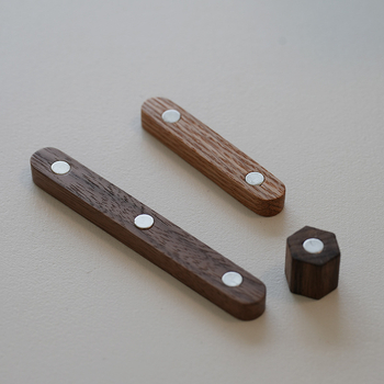 Ξύλινος μαγνήτης ψυγείου με πίνακα μηνυμάτων, απλό στυλ — Beauty Room