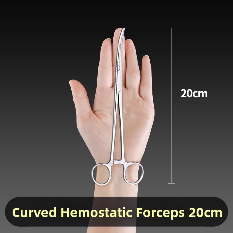 Ιατρικές λαβίδες αιμορραγίας από ανοξείδωτο ατσάλι, καθολική χρήση, αντιολισθητική λαβή, εργαλείο συμπίεσης, βάρος 0.04