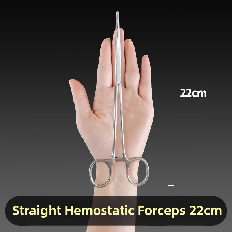 Ιατρικές λαβίδες αιμορραγίας από ανοξείδωτο ατσάλι, καθολική χρήση, αντιολισθητική λαβή, εργαλείο συμπίεσης, βάρος 0.04