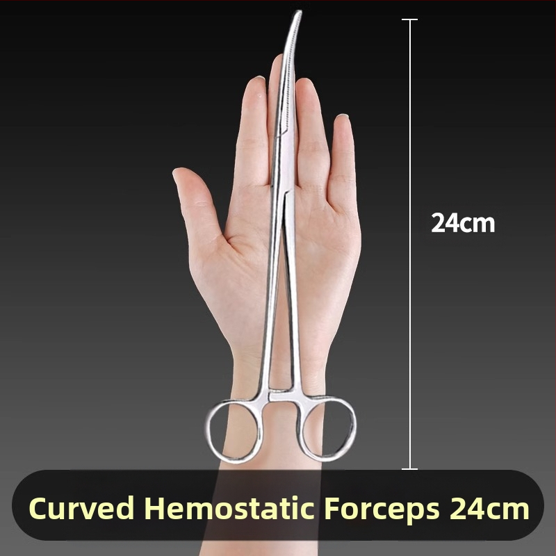 Ιατρικές λαβίδες αιμορραγίας από ανοξείδωτο ατσάλι, καθολική χρήση, αντιολισθητική λαβή, εργαλείο συμπίεσης, βάρος 0.04