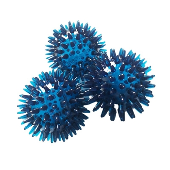 Μπαλάκι εκγύμνασης λαβής χεριού για δύναμη δακτύλων και χαλάρωση μυών — μασάζ με αιχμές, μη φουσκωτό, κατάλληλο για αθλήματα με μπάλες