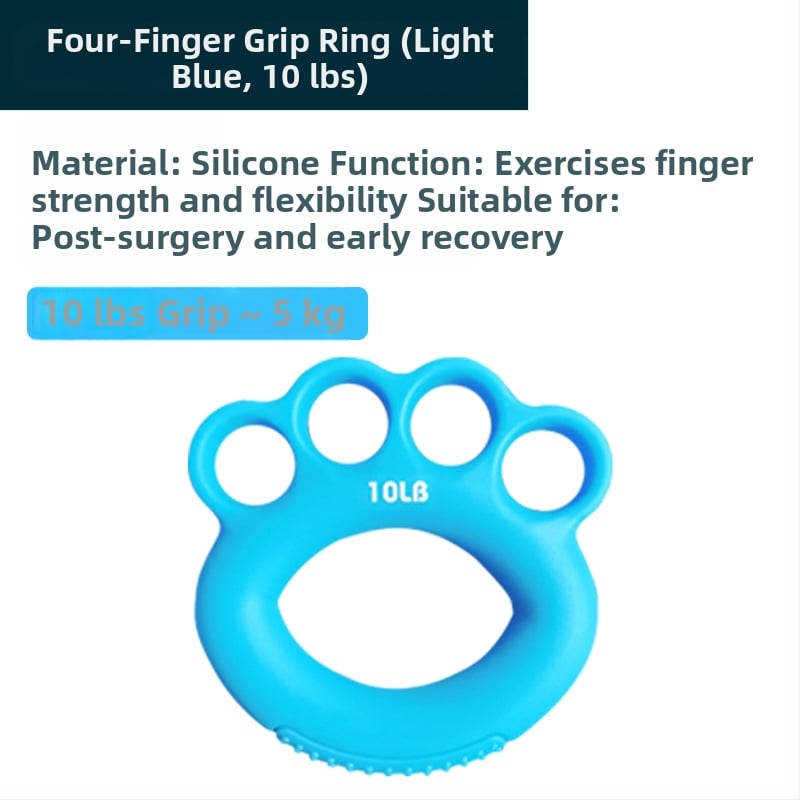 Rokas satvēriena treniņu lāpa pirkstu spēkam un muskuļu relaksācijai — ērkšķu masāžas lāpa, nav piepumpējama, piemērota bumbu spēlēm