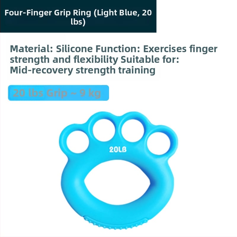 Rokas satvēriena treniņu lāpa pirkstu spēkam un muskuļu relaksācijai — ērkšķu masāžas lāpa, nav piepumpējama, piemērota bumbu spēlēm