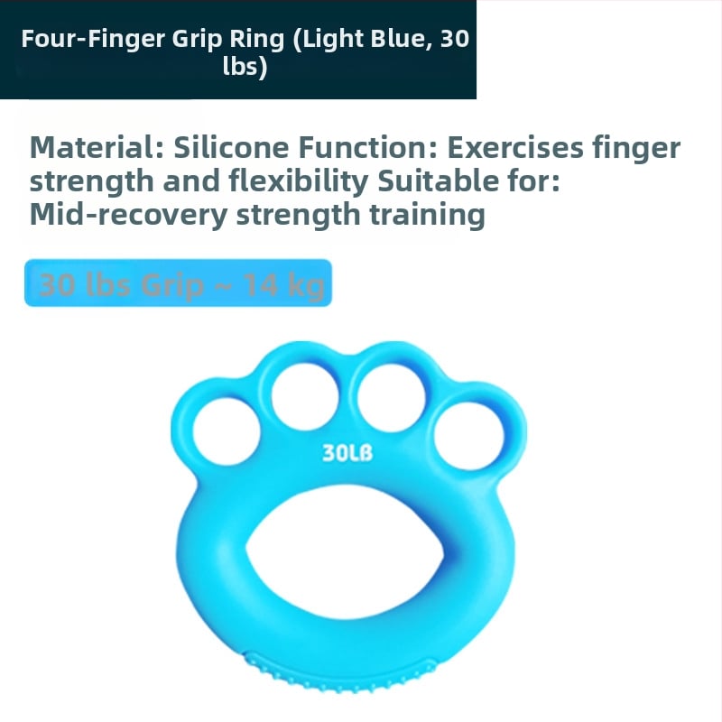 Rokas satvēriena treniņu lāpa pirkstu spēkam un muskuļu relaksācijai — ērkšķu masāžas lāpa, nav piepumpējama, piemērota bumbu spēlēm