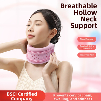 Шийна яка – силиконова, дишаща защита за шията, антиизкривяващ дизайн, за домашна употреба