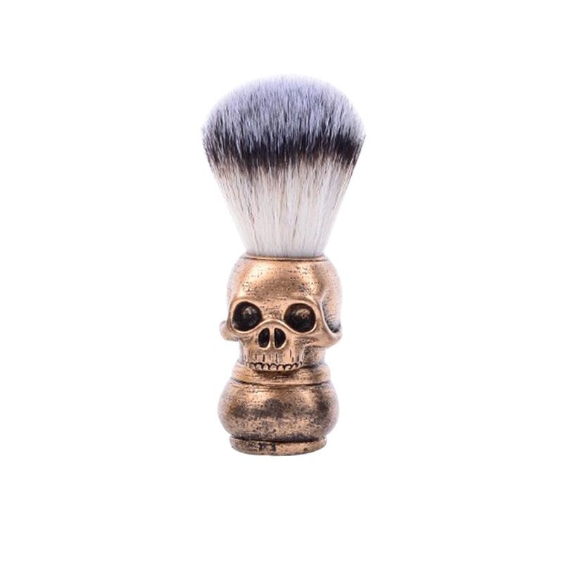 Vyrų veido valymo 2 dalių rinkinys: kaukolės formos šepetėlis su nailoninėmis šerelėmis ir putojančias dubuo, Yongba, kilmė Guangzhou