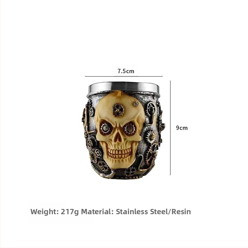 Vyrų veido valymo 2 dalių rinkinys: kaukolės formos šepetėlis su nailoninėmis šerelėmis ir putojančias dubuo, Yongba, kilmė Guangzhou