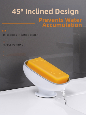 Ziepų laikiklis su siurbtuku, sieninis vonios organizatorius su drenažu, be gręžimo