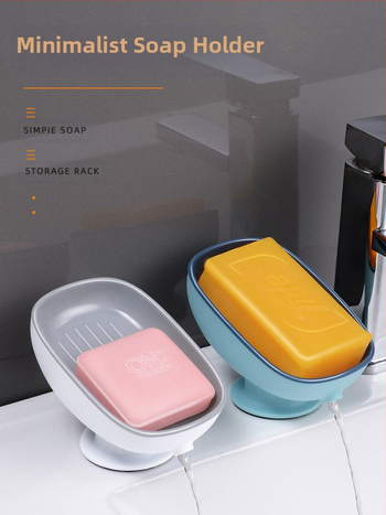 Ziepų laikiklis su siurbtuku, sieninis vonios organizatorius su drenažu, be gręžimo