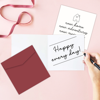 Αστεία ευχετήρια κάρτα με φάκελο от χαρτί με έγχρωμη εκτύπωση; κατάλληλη για γάμο, γενέθλια, Ημέρα του Αγίου Βαλεντίνου και άλλες περιστάσεις; απλό και μοντέρνο στυλ