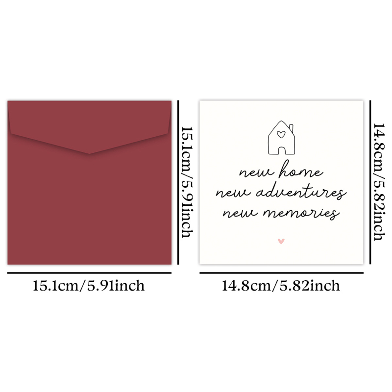 Αστεία ευχετήρια κάρτα με φάκελο от χαρτί με έγχρωμη εκτύπωση; κατάλληλη για γάμο, γενέθλια, Ημέρα του Αγίου Βαλεντίνου και άλλες περιστάσεις; απλό και μοντέρνο στυλ