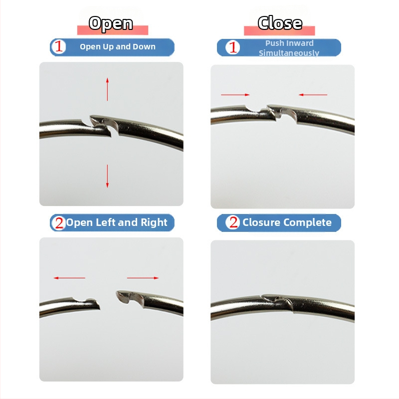 Канцеларски метален пръстен за подвързване на документи от Easy to apply