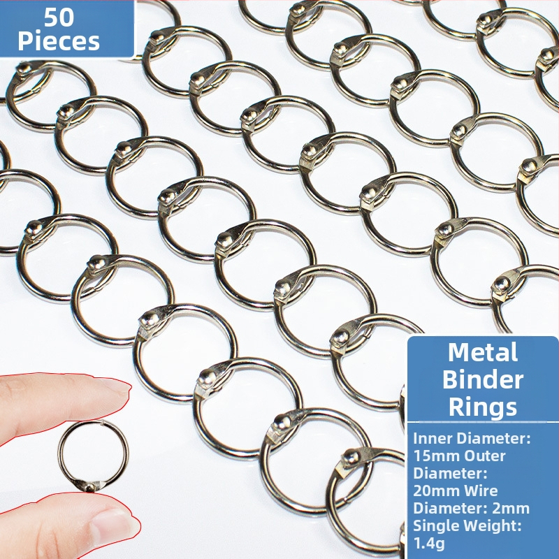 Μεταλλικό δαχτυλίδι βιβλιοδεσίας για δέσιμο εγγράφων από Easy to apply