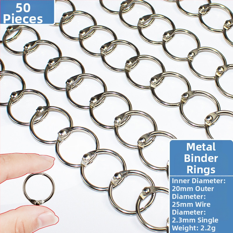 Μεταλλικό δαχτυλίδι βιβλιοδεσίας για δέσιμο εγγράφων από Easy to apply