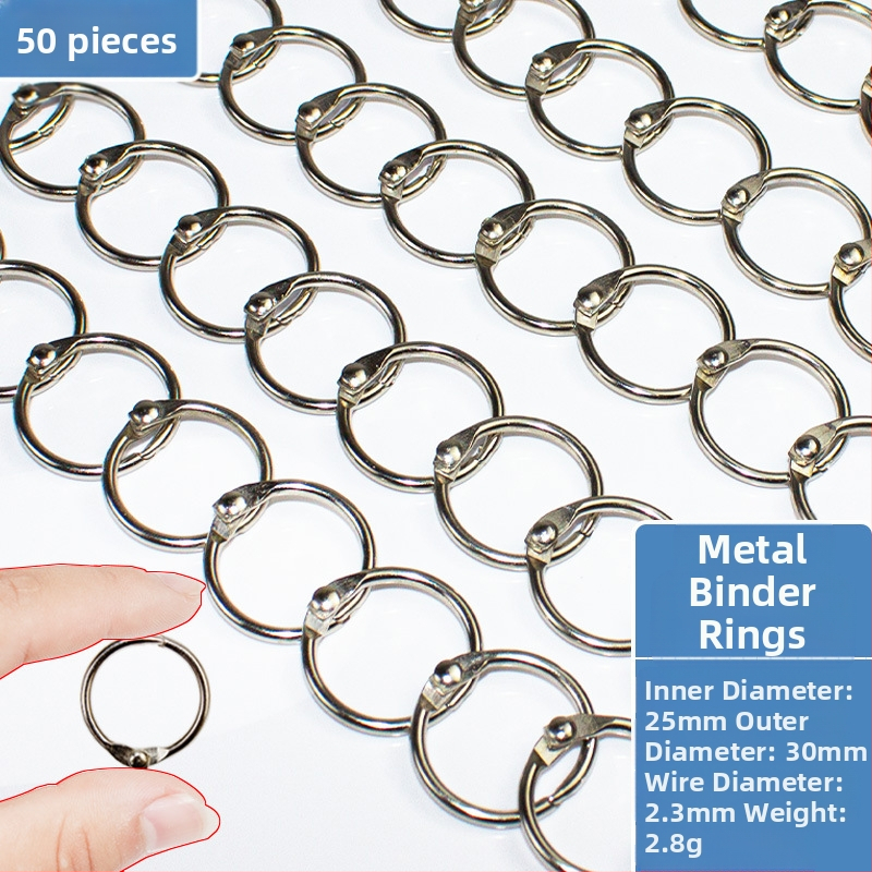 Μεταλλικό δαχτυλίδι βιβλιοδεσίας για δέσιμο εγγράφων από Easy to apply