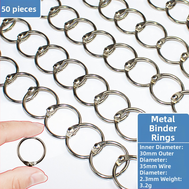 Μεταλλικό δαχτυλίδι βιβλιοδεσίας για δέσιμο εγγράφων από Easy to apply