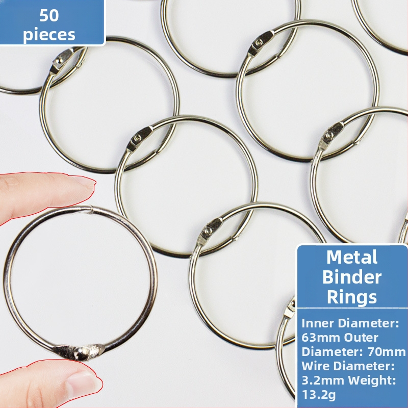 Μεταλλικό δαχτυλίδι βιβλιοδεσίας για δέσιμο εγγράφων από Easy to apply