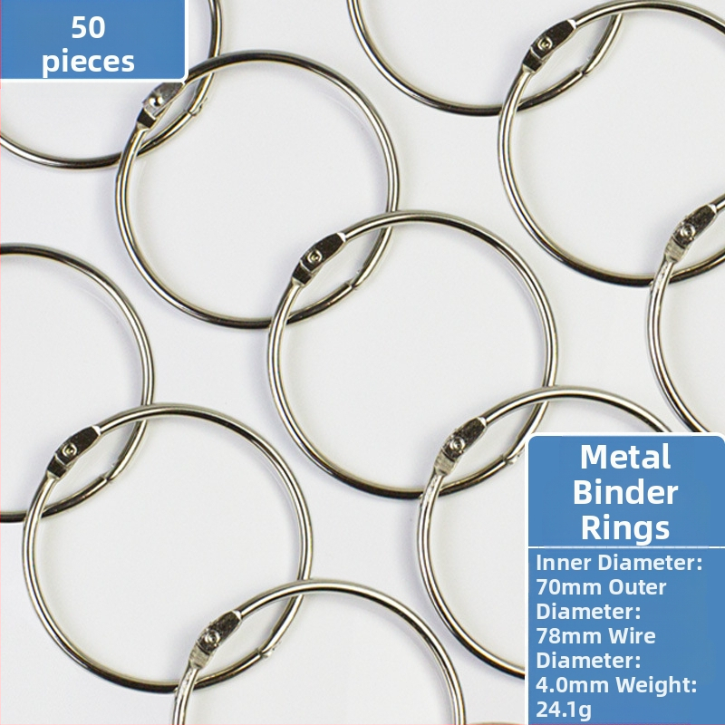 Μεταλλικό δαχτυλίδι βιβλιοδεσίας για δέσιμο εγγράφων από Easy to apply