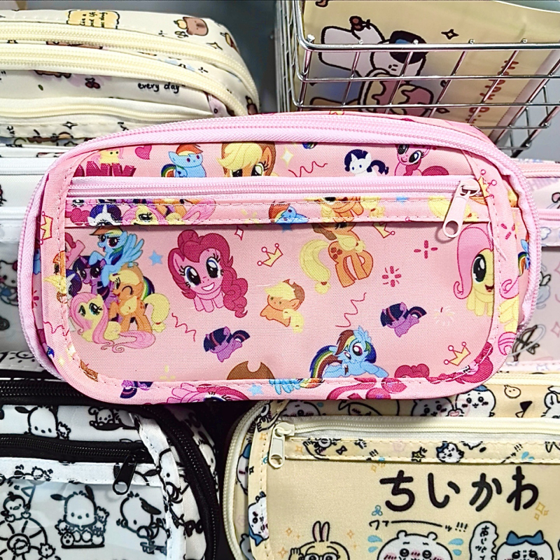 Pieštukų dėžutė su atverčiu dangčiu, talpi, daugiafunkcinis biuro organizatorius, poliesteris