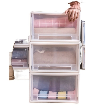 Πλαστικό κουτί αποθήκευσης με συρτάρι, πολλαπλών επιπέδων οργάνωση ντουλάπας, 18 L χωρητικότητα, για εσώρουχα και καλλυντικά