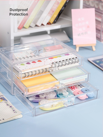 Πλαστικός οργανωτής γραφείου με 6 θήκες, χωρίς εγκατάσταση, θήκη στυλό για σχολικά είδη