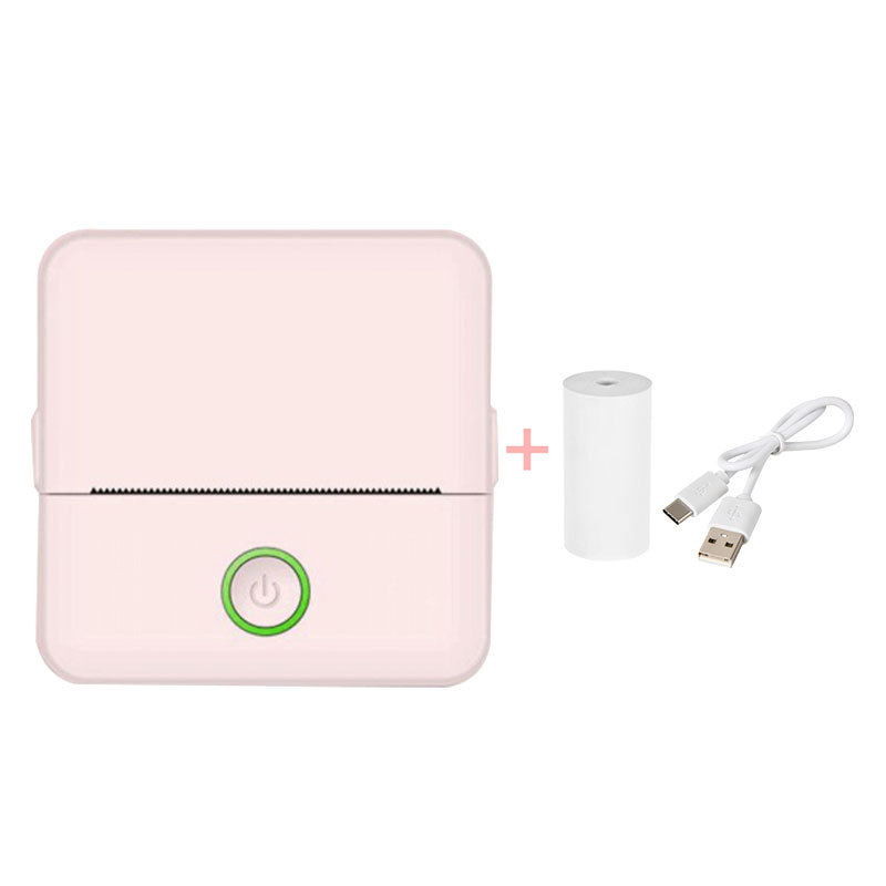 Μίνι φορητός θερμικός εκτυπωτής — USB διασύνδεση, θερμικό χαρτί 57x25 mm, ενσωματωμένη μπαταρία λιθίου, συμβατότητα Apple/Android