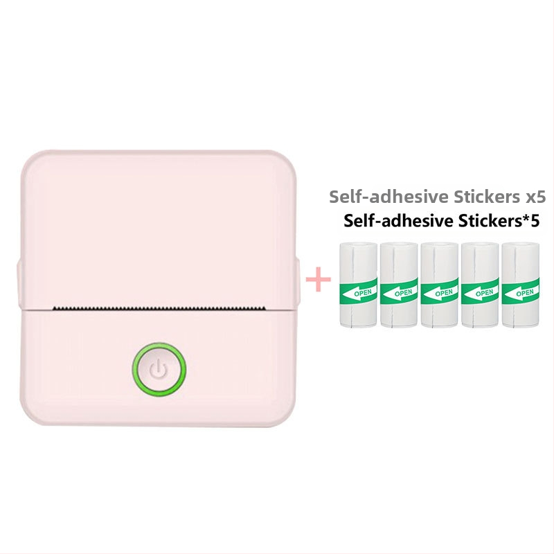 Μίνι φορητός θερμικός εκτυπωτής — USB διασύνδεση, θερμικό χαρτί 57x25 mm, ενσωματωμένη μπαταρία λιθίου, συμβατότητα Apple/Android