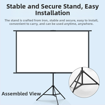 Φορητή HD οθόνη προβολής με βάση δαπέδου – μοντέλο Bracket Curtain; βάρος 3.5 kg; μάρκα MICMOTO / Mi Xi Magic Throw; δυνατότητα ιδιωτικής ετικέτας