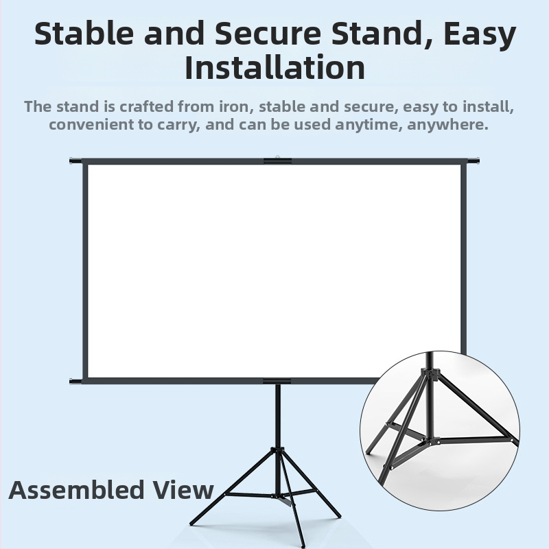 Φορητή HD οθόνη προβολής με βάση δαπέδου – μοντέλο Bracket Curtain; βάρος 3.5 kg; μάρκα MICMOTO / Mi Xi Magic Throw; δυνατότητα ιδιωτικής ετικέτας