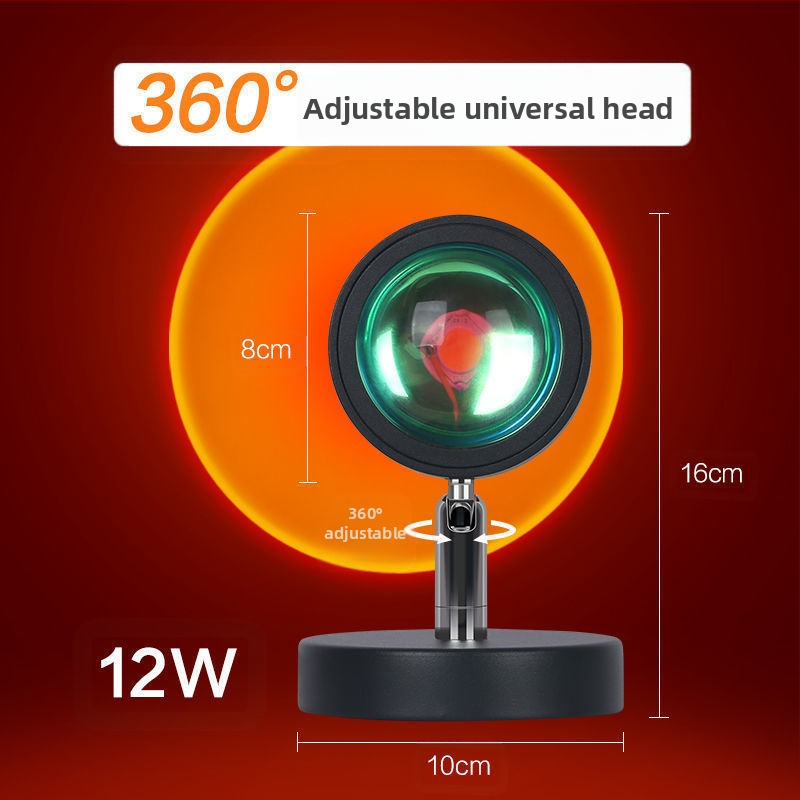 Naktinė lemputė su stiklo gaubteliu, įmontuota baterija, DIY funkcija, paprastas modernus geometrinis 3D dizainas, įtampa iki 36V