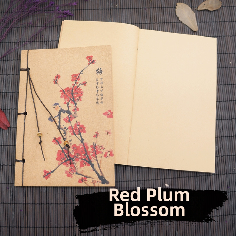 Ημερολόγιο Suiyue Square | Kraft χαρτί | χειροποίητο δέσιμο με νήμα | ρετρό νοσταλγίας στυλ | βάρος χαρτιού 80