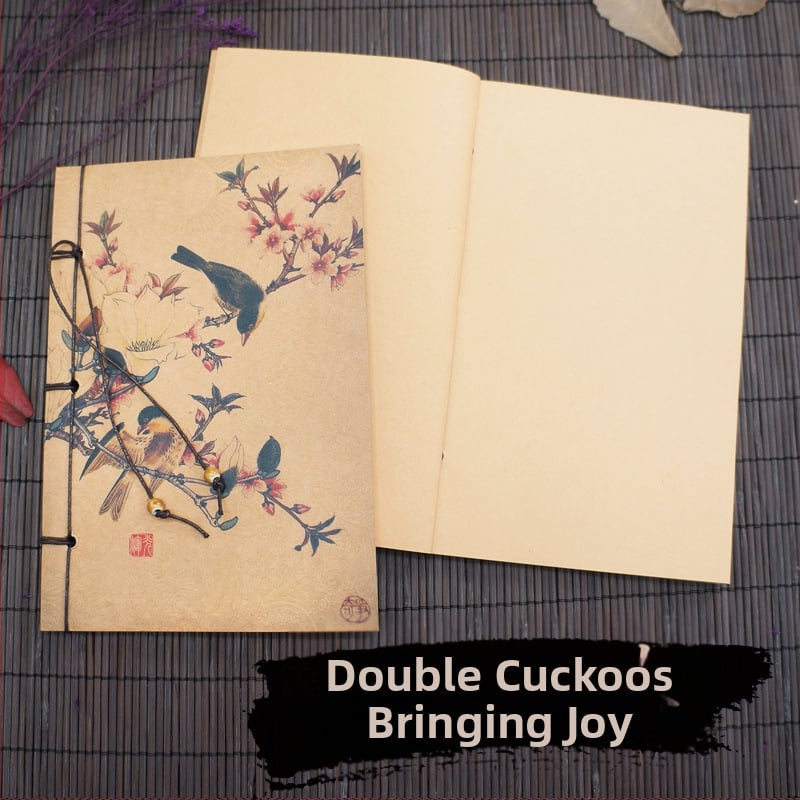 Ημερολόγιο Suiyue Square | Kraft χαρτί | χειροποίητο δέσιμο με νήμα | ρετρό νοσταλγίας στυλ | βάρος χαρτιού 80