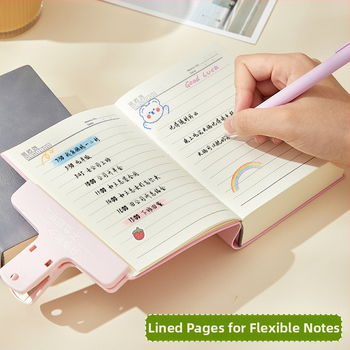 Notebook από τη Longe/Langjie με κάλυμμα PU, δέσιμο γραμμικό, Dowling χαρτί 80 g/m², 640 σελίδες, στυλ γραφείου