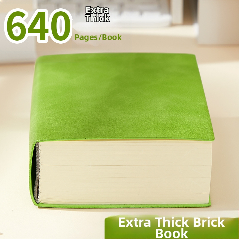 Notebook από τη Longe/Langjie με κάλυμμα PU, δέσιμο γραμμικό, Dowling χαρτί 80 g/m², 640 σελίδες, στυλ γραφείου