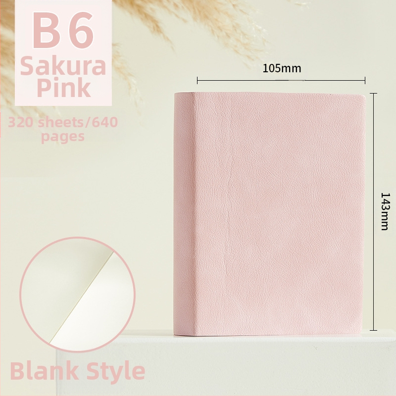 Notebook από τη Longe/Langjie με κάλυμμα PU, δέσιμο γραμμικό, Dowling χαρτί 80 g/m², 640 σελίδες, στυλ γραφείου