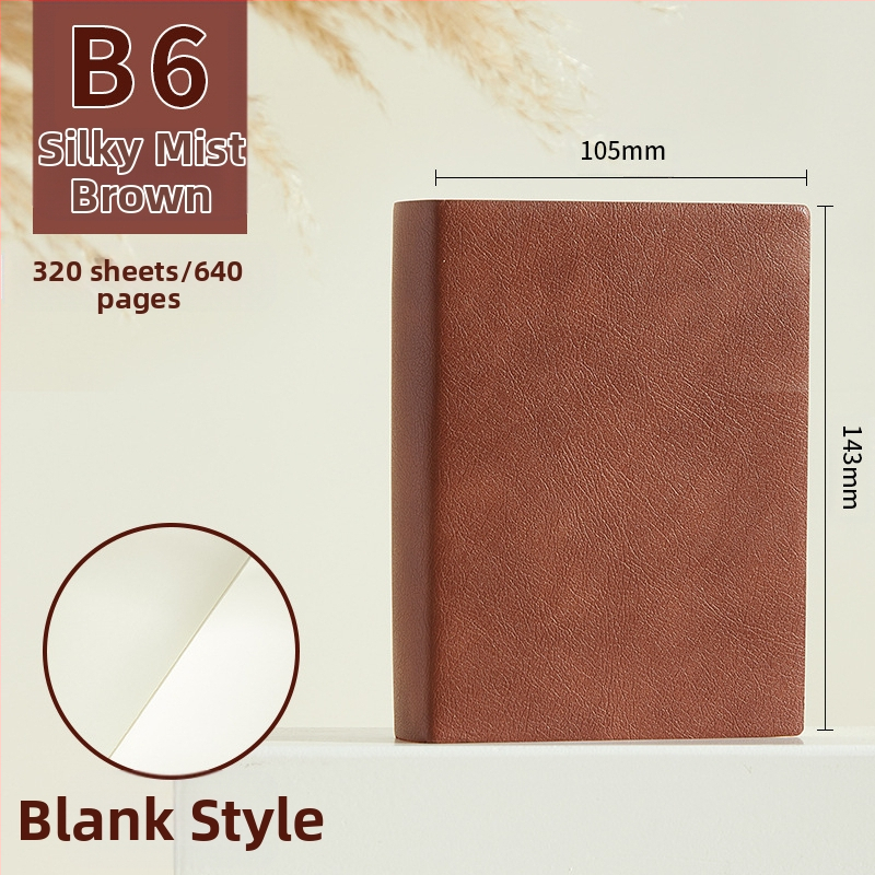 Notebook από τη Longe/Langjie με κάλυμμα PU, δέσιμο γραμμικό, Dowling χαρτί 80 g/m², 640 σελίδες, στυλ γραφείου