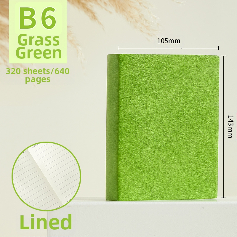 Notebook από τη Longe/Langjie με κάλυμμα PU, δέσιμο γραμμικό, Dowling χαρτί 80 g/m², 640 σελίδες, στυλ γραφείου