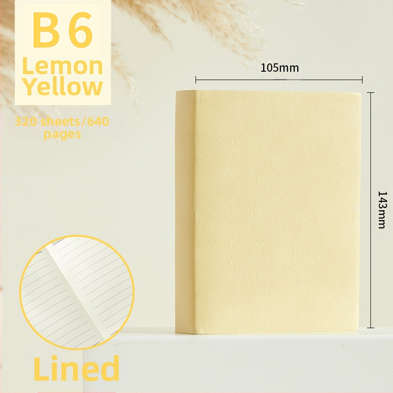 Notebook από τη Longe/Langjie με κάλυμμα PU, δέσιμο γραμμικό, Dowling χαρτί 80 g/m², 640 σελίδες, στυλ γραφείου