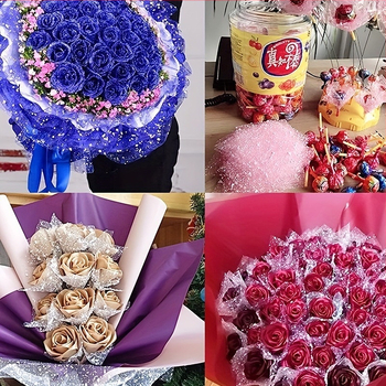 Ziedu režģa auduma lente dekorēšanai un pušķu iesaiņošanai (Materiāls: režģa audums; Kategorija: vietas dekorēšanas rekvizīti; Materiāla tips: lente, ziedu turētājs; Piemērojamas lietošanas jomas: Ziemassvētku dekori, dāvanu iesaiņošana, kāzas, ziedu iesai