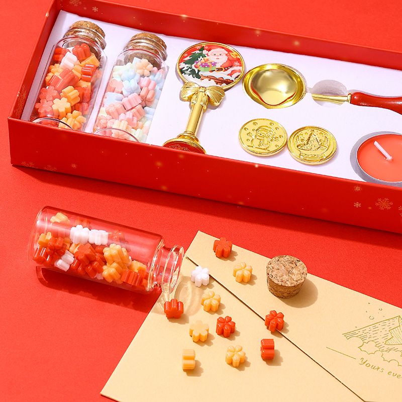 Σετ σφραγίδων κηρού Imprinted 55-002 – 260 g, οικολογικό κουτί δώρου, για σφράγιση