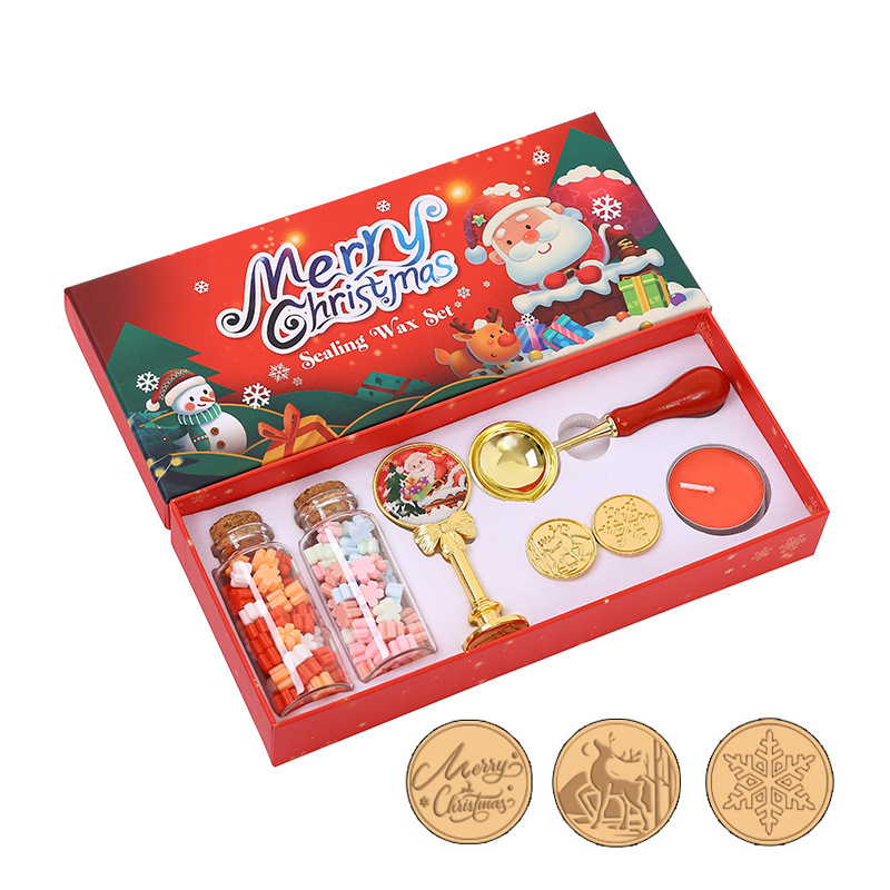 Σετ σφραγίδων κηρού Imprinted 55-002 – 260 g, οικολογικό κουτί δώρου, για σφράγιση