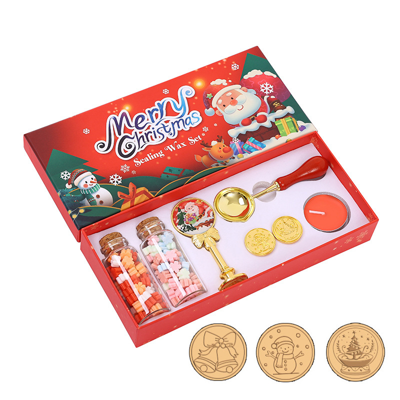 Σετ σφραγίδων κηρού Imprinted 55-002 – 260 g, οικολογικό κουτί δώρου, για σφράγιση