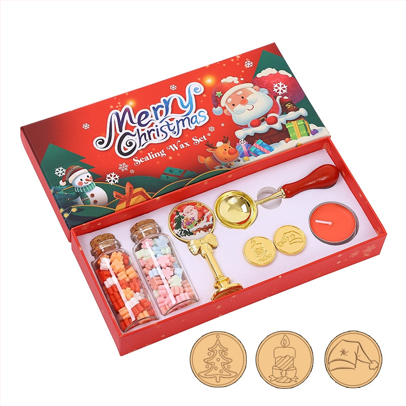 Σετ σφραγίδων κηρού Imprinted 55-002 – 260 g, οικολογικό κουτί δώρου, για σφράγιση