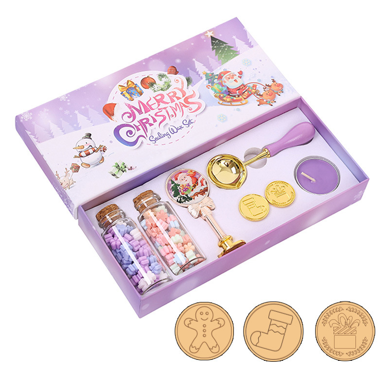 Σετ σφραγίδων κηρού Imprinted 55-002 – 260 g, οικολογικό κουτί δώρου, για σφράγιση