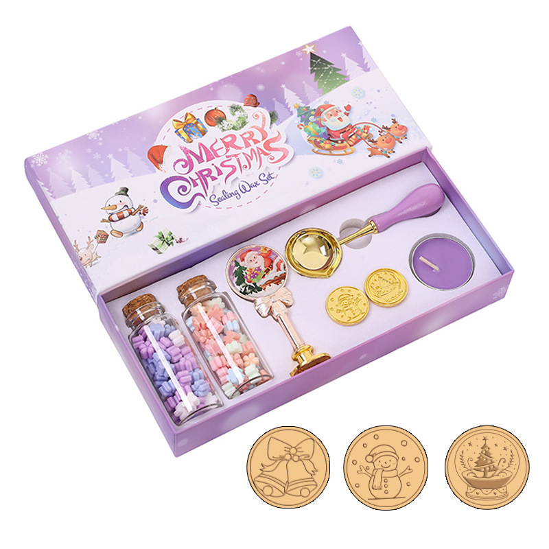 Σετ σφραγίδων κηρού Imprinted 55-002 – 260 g, οικολογικό κουτί δώρου, για σφράγιση