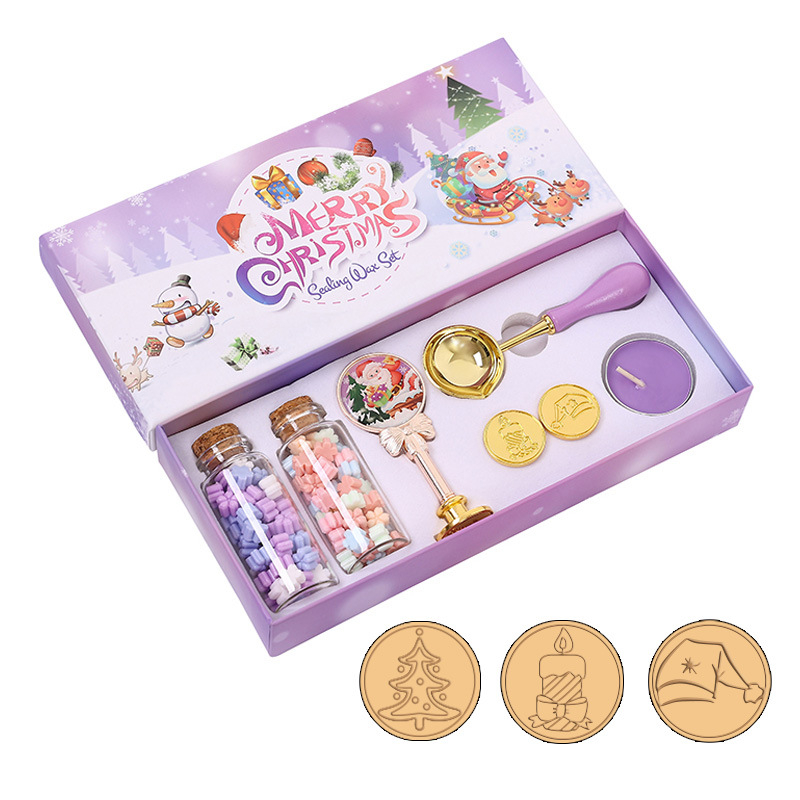 Σετ σφραγίδων κηρού Imprinted 55-002 – 260 g, οικολογικό κουτί δώρου, για σφράγιση