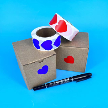 Καρδιά αυτοκόλλητα για φακέλους DIY – πολύχρωμα, υλικό: πλάκα χαλκού με αυτοκόλλητο, ισχυρή κόλλα, πάχος 0,08, εφελκυστική αντοχή 100, μακροπρόθεσμη θερμοκρασιακή ανθεκτικότητα 40